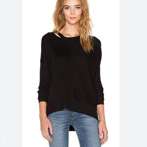 John & Jenn by Line Bartlett Sweater in Caviar